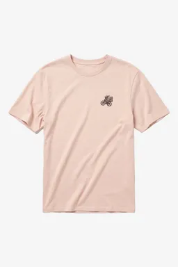 KnowledgeCotton Apparel KnowledgeCotton Apparel Herren vegan T-Shirt Brustlogo Stickerei Hellgrau Feder – Produktbild 1 von 1