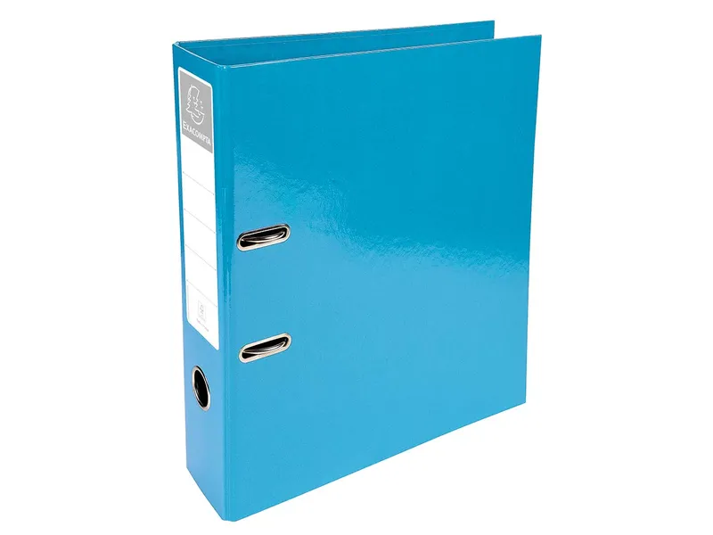Exacompta 10 Exacompta Ordner "Iderama" mit Prem'Touch-Mechanik, DIN A4, hellblau, RB 70 mm – Produktbild 1 von 1