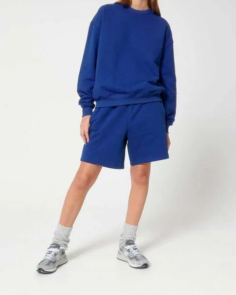 YTWOO YTWOO Oversized Sweatshirt aus reiner Bio-Baumwolle, Dry Handfeel, Arbeitsblau, – Produktbild 2 von 4
