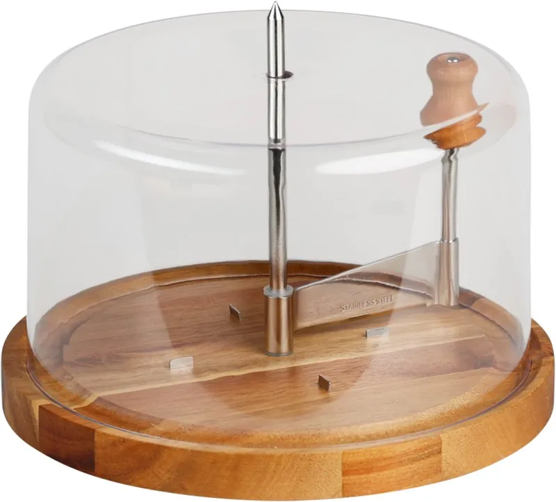 Kesper Kesper Käsehobel Schokoladenhobel, Holz, (1-St), mit Haube, Beige|braun, – Produktbild 2 von 5