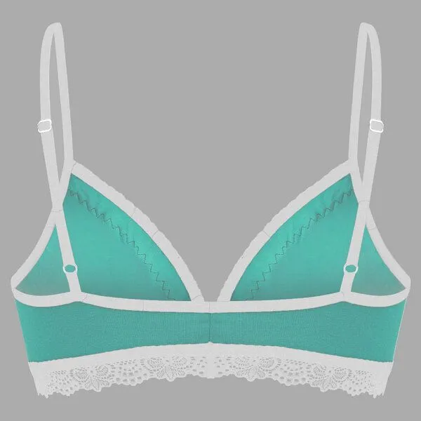 Frija Omina Frija Omina Bio BH Spitze hell, Mint, – Produktbild 4 von 4