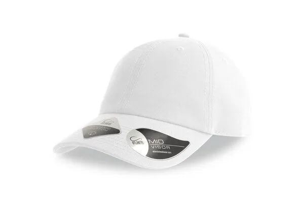 Atlantis Headwear Atlantis Headwear Fraser Cap Bio Baumwolle verstellbar, Weiß, – Produktbild 2 von 4