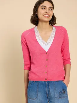 White Stuff Naria Strickjacke mit V-Ausschnitt - 36 – Produktbild 1 von 1