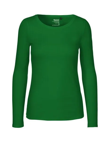 Neutral® - 3FREUNDE Neutral® - 3FREUNDE Frauen Longsleeve, Grün, – Produktbild 1 von 4