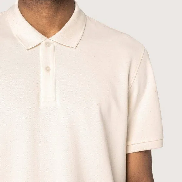 YTWOO YTWOO Herren Piqué-Poloshirt Midweight, Raw natural, – Produktbild 4 von 4