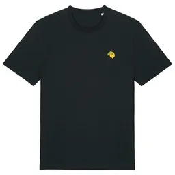 LIGARTI Besticktes T-Shirt – Zitrone – LIGARTI Tiermanufaktur – Produktbild 1 von 1