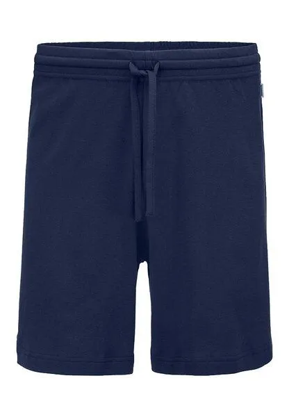hessnatur hessnatur Schlafshorts PURE COTTON aus reiner Bio-Baumwolle, Mitternachtsblau, – Produktbild 2 von 4
