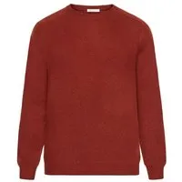 KnowledgeCotton Apparel KnowledgeCotton Apparel Strickpullover aus Lammwolle, Fired brick, – Produktbild 1 von 1