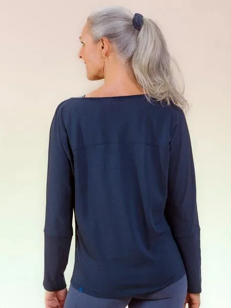 nice to meet me nice to meet me Cover Up mit TENCEL Lyocell, Night blue, – Produktbild 3 von 4