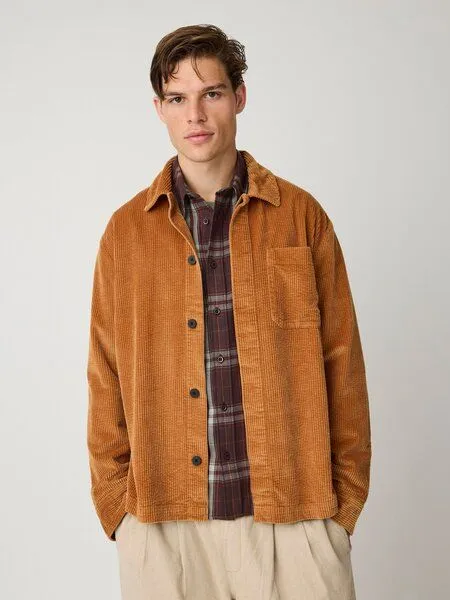 KnowledgeCotton Apparel KnowledgeCotton Apparel Klassisches Flanellhemd DUNE mit Karomuster aus Bio-Baumwolle, Braun-dark-brown-check, – Produktbild 3 von 4