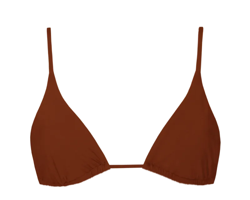 Anekdot Anekdot Damen vegan Bikinioberteil Triangle Olbia, Braun, – Produktbild 1 von 2