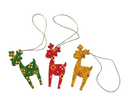 Schönes aus Indochina Schönes aus Indochina Weihnachten Anhänger Textil 6er-Set – Produktbild 1 von 1