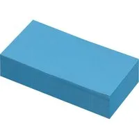 250 Blatt Moderationspapier Rechteck 10x20 blau – Produktbild 1 von 1