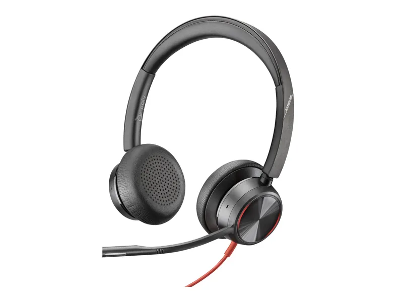 Poly Poly Blackwire 8225 MS Kabelgebundenes Office-Headset, Silber, – Produktbild 3 von 3