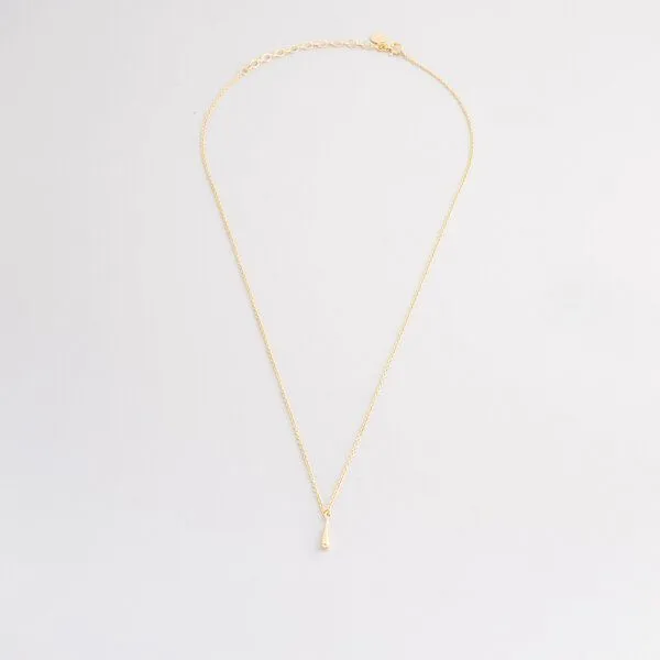 fejn jewelry fejn jewelry Kette drop mit Tropfenanhänger, Gold, – Produktbild 2 von 3