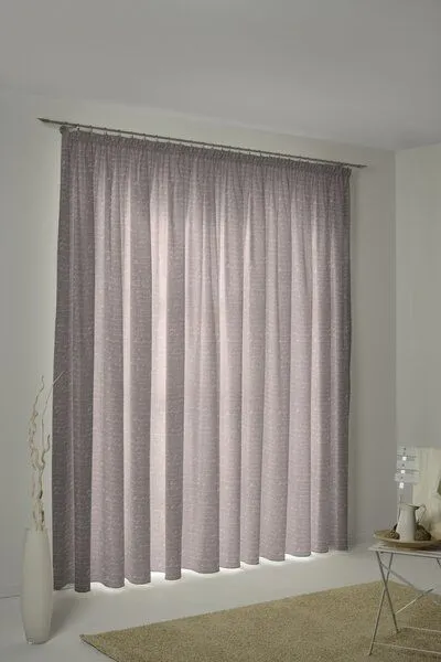 Nature by Adam Nature by Adam Vorhang aus Leinen & Bio-Baumwolle - Made in Germany - Scribble, Lila, – Produktbild 5 von 8