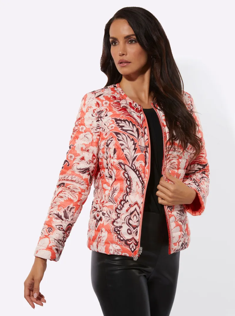 Witt Wendejacke, Champagner-koralle-bedruckt, – Produktbild 2 von 3