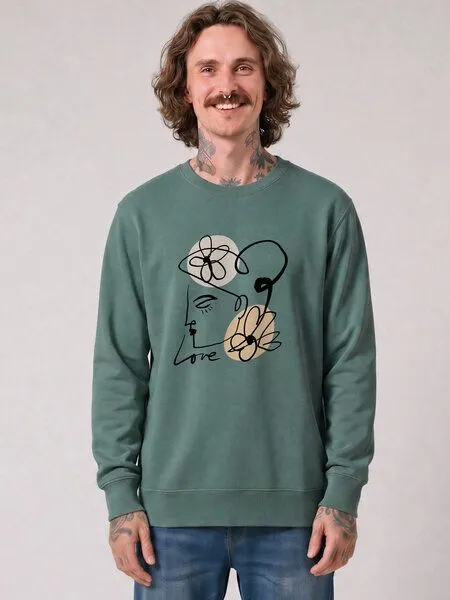 watapparel watapparel Sweatshirt Unisex Self love, Green bay, – Produktbild 2 von 2