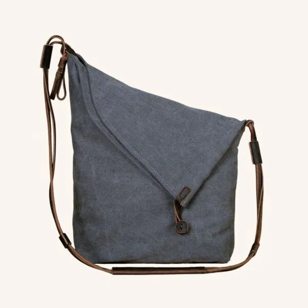 NORDLICHT NORDLICHT Tasche aus Bio-Baumwolle SMILLA, Grau, – Produktbild 2 von 4