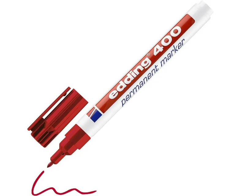 Edding Edding Permanentmarker "400" rot – Produktbild 4 von 8