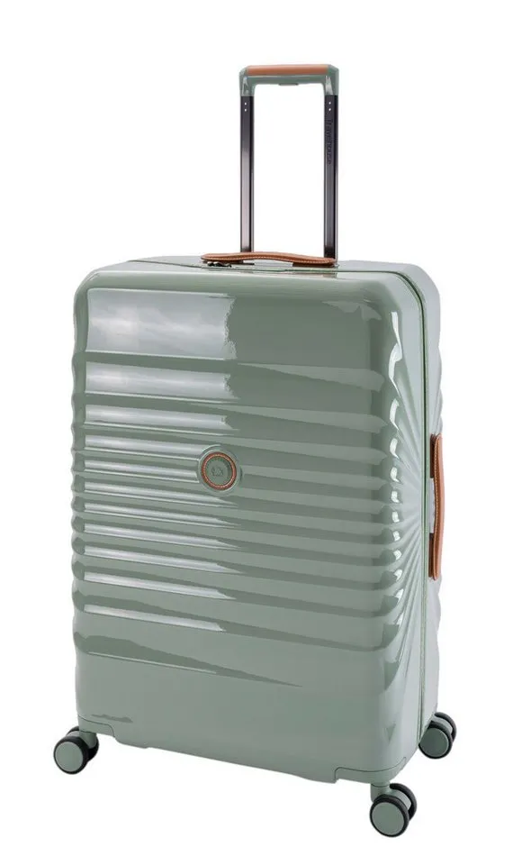 Travelhouse Hartschalen-Trolley Capri, 4 Rollen, PC Hartschale, USB + USB C Anschluss, Rollenbremse, Grün, – Produktbild 2 von 5