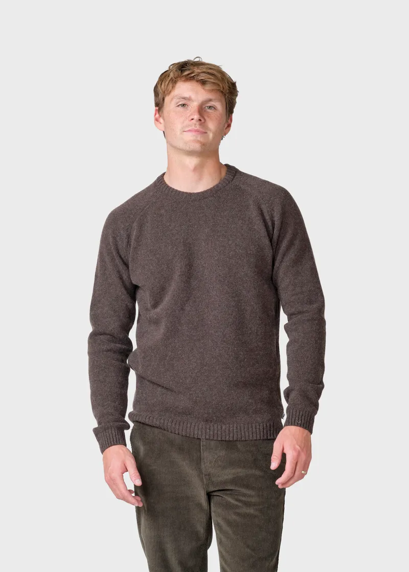Klitmøller Strickpullover Modell: Ole, Taupe, – Produktbild 1 von 2