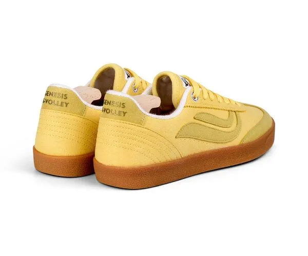 Genesis Footwear Genesis Footwear G-Volley One World Vegan Women Sneaker, Yellowish / gum (gelb), – Produktbild 3 von 4