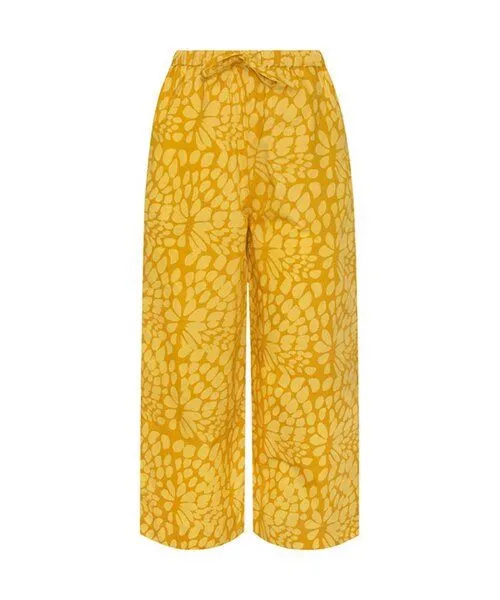 Global Mamas Global Mamas Bio Hose - TENOS SUMMER, Floral burst gold (gelb), – Produktbild 1 von 3