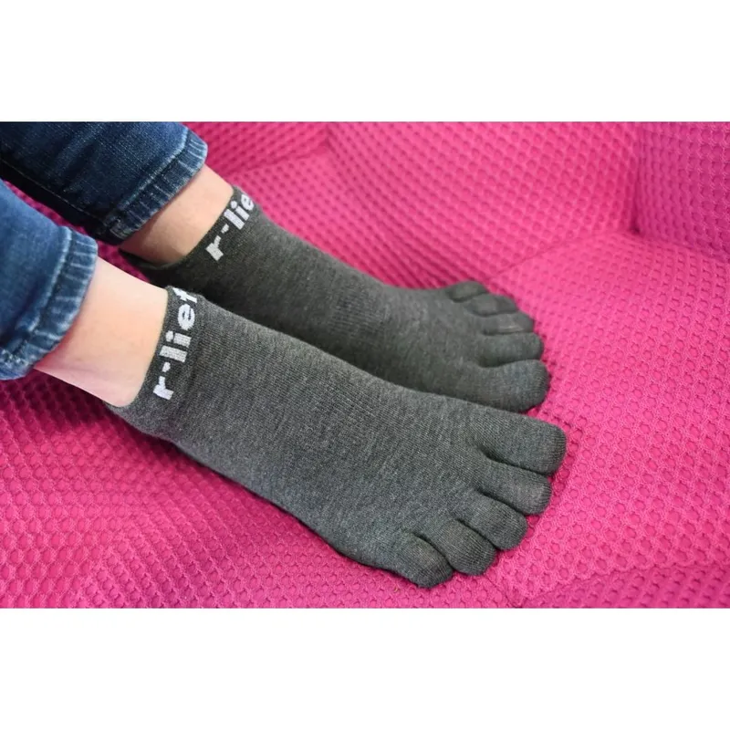R-L-F No Show Zehensocken L, Grau, – Produktbild 1 von 1