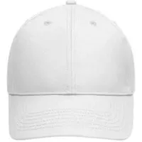 Daiber Daiber Bio Baumwolle Basecap 6-Panel Cap Kappe Cappy, Weiss, – Produktbild 1 von 1