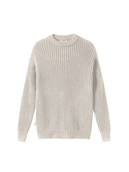 FUXBAU FUXBAU 4Seasons Männer Strickpullover, Beigemeliert, – Produktbild 3 von 4