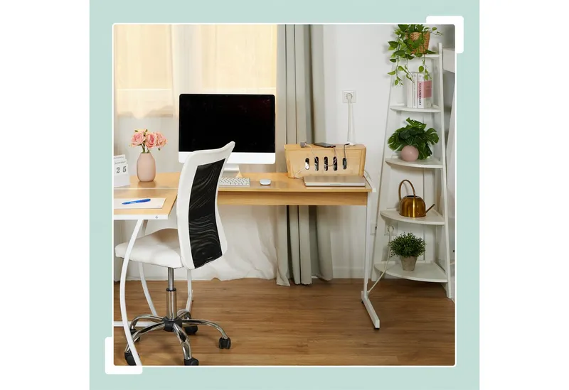 RELAXDAYS RELAXDAYS Kabelbox aus Bambus, (5-tlg), Braun, – Produktbild 5 von 5