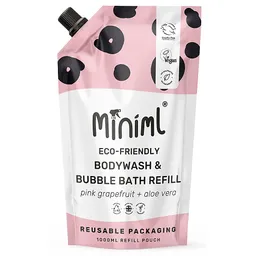 Miniml Miniml Duschgel & Schaumbad Pink Grapefruit & Aloe Vera - 1L Nachfü... – Produktbild 1 von 1