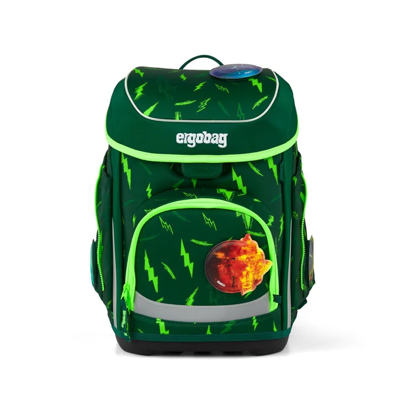 Ergobag Ergobag cubo Schulranzen, 5-teiliges Set, Kollektion 2026 Bärtastisch Flash, Green, – Produktbild 1 von 2