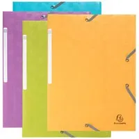 Exacompta 24 Exacompta Sammelmappen "Pop'N Co", DIN A4, Gummizug, 3 Klappen, sortiert – Produktbild 1 von 1