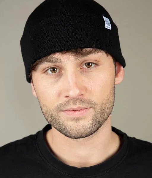 obumi obumi Beanie Feinstrick aus Bio Baumwolle, Black, – Produktbild 2 von 6