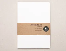 tyyp tyyp Notizbuch A5 Softcover – Recyclingpapier – blanko – perforiert – Produktbild 1 von 1