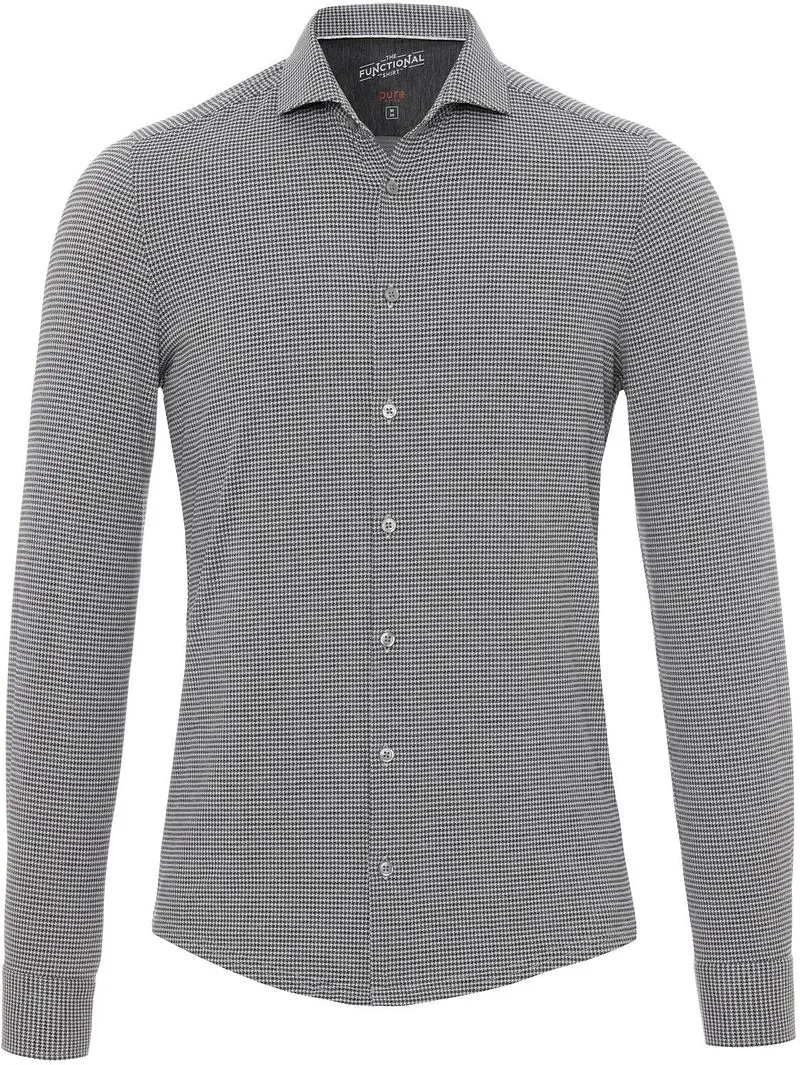 Pure Pure Functional Grau Hemd - Größe 45 (3XL), Grau, – Produktbild 2 von 3