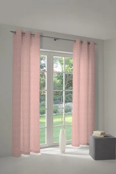 Nature by Adam Nature by Adam Vorhang aus 100% Bio-Baumwolle - Made in Germany - Little Parrot, Rosa, – Produktbild 7 von 7