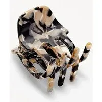 JAN N JUNE JAN N JUNE MACHETE Haarklammer MINI CLAW aus Acetat, Abalone (schwarz-beige), – Produktbild 1 von 1