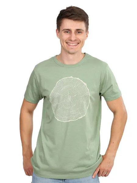 Life-Tree Life-Tree Fairwear Bambus Shirt Men BigSlice, Grün, – Produktbild 1 von 4
