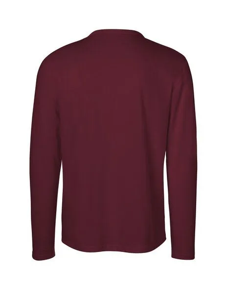 Neutral® - 3FREUNDE Neutral® - 3FREUNDE Männer Longsleeve, Bordeaux, – Produktbild 2 von 4