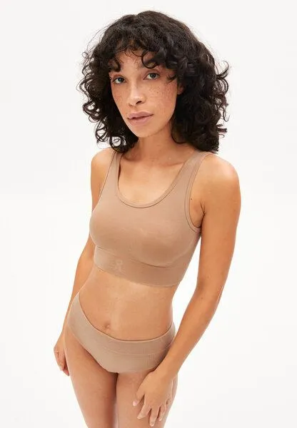 ARMEDANGELS ARMEDANGELS BRAA SEAMAALA Damen Bralette aus TENCEL Lyocell Mix, Elm, – Produktbild 1 von 4