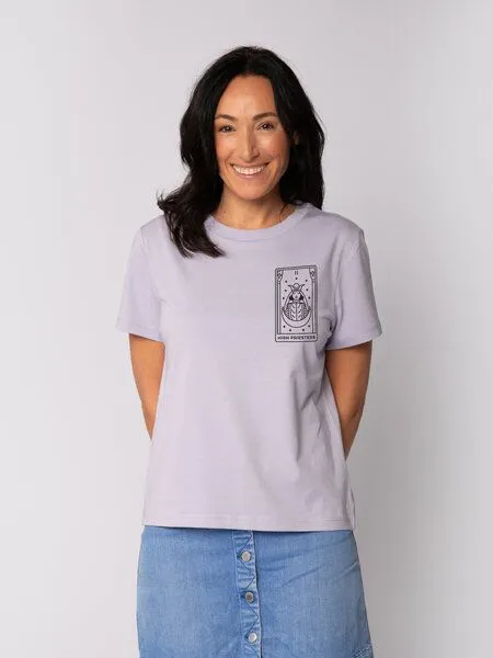 watapparel watapparel T-Shirt Frauen Tarot High Priestess, Lavender, – Produktbild 1 von 3