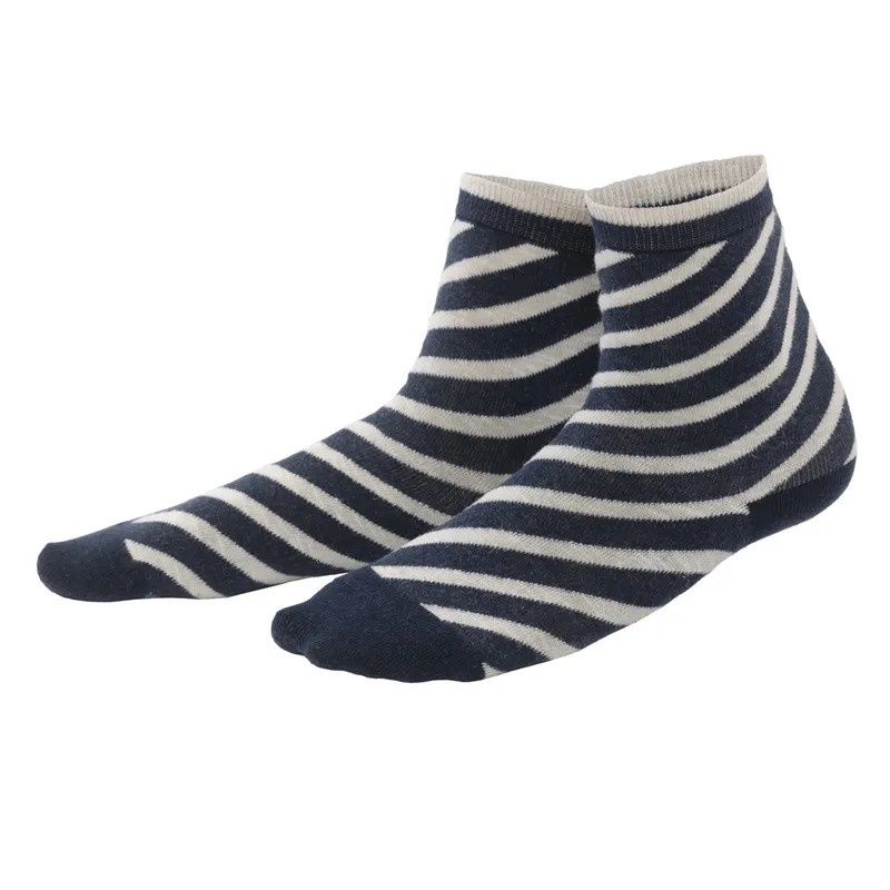 Living Crafts LIVING CRAFTS - Damen Socken - Gestreift (98% Bio-Baumwolle; 2% Elasthan), Nachhaltige Mode, Bio Bekleidung, Gestreift, – Produktbild 1 von 5