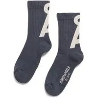 ARMEDANGELS ARMEDANGELS SAAMUS SHORT Unisex Socken aus Bio-Baumwoll Mix, Moonshadow-oatmilk, – Produktbild 2 von 3