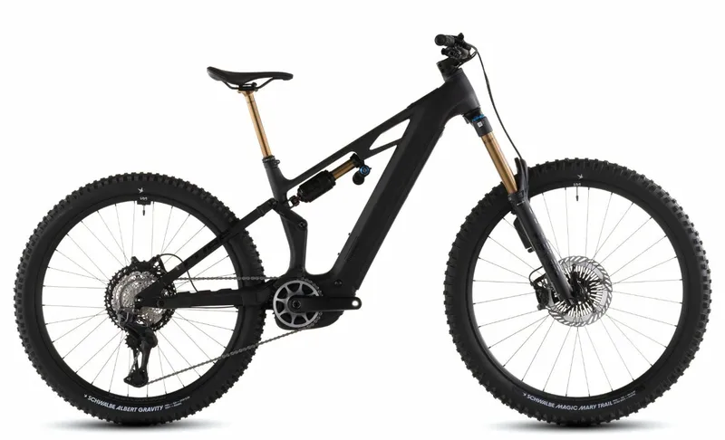 Cube Cube Stereo Hybrid ONE77 HPC AT 800 - 29/27.5 Zoll 800Wh 12K ABS Fully - carbon´n´gold, Schwarz, – Produktbild 1 von 1