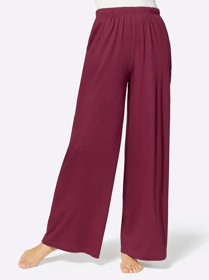 feel good Hosen marine + bordeaux, Marine + bordeaux, – Produktbild 1 von 3