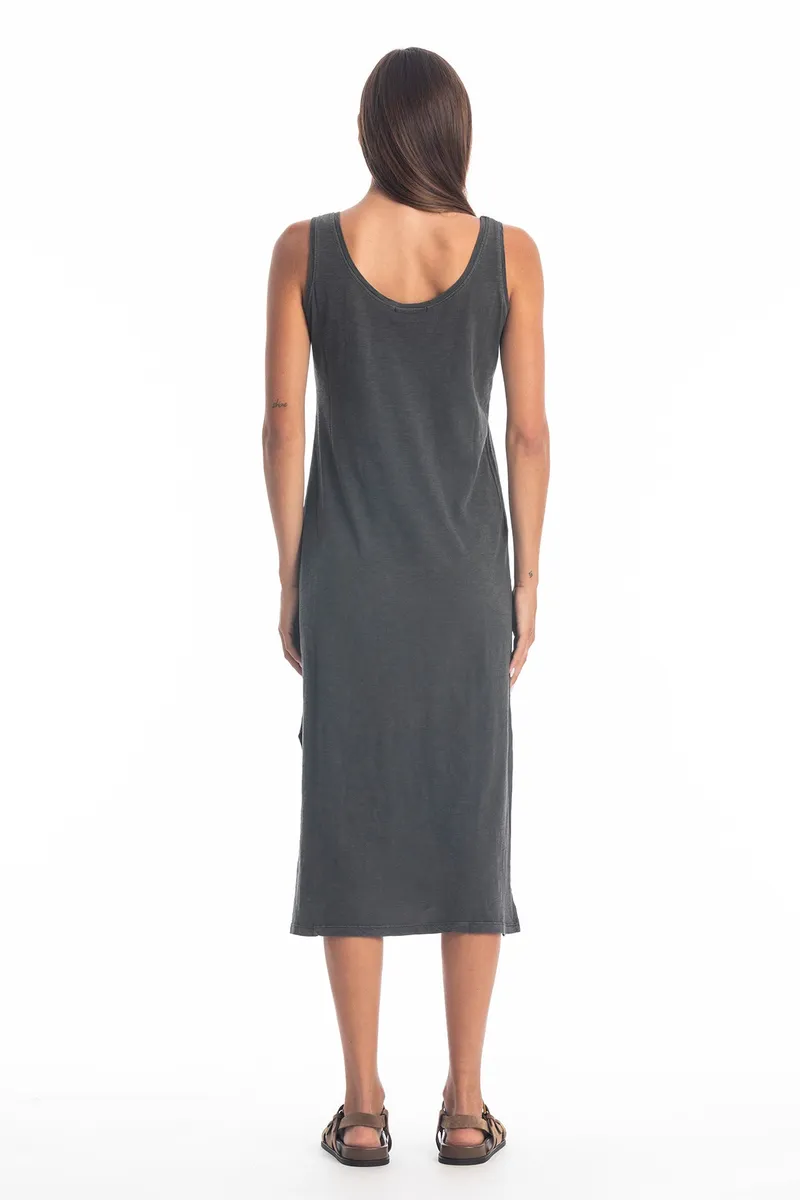 RAVENS VIEW IBIZA RAVENS VIEW IBIZA Damen vegan Kleid Demi Anthrazit, Dunkelgrau, – Produktbild 2 von 2