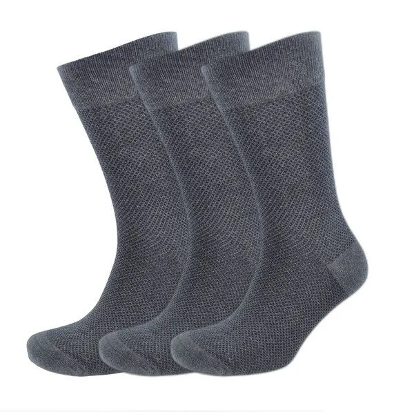 BLS Organic BLS Organic 3er Pack GOTS zertifiziert 98 % Bio-Baumwolle Socken, Grau, – Produktbild 1 von 1